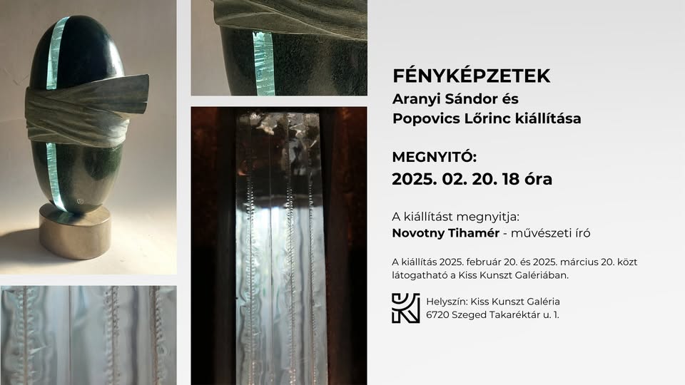 Fényképzetek // Aranyi Sándor és Popovics Lőrinc közös kiállításának megnyitója