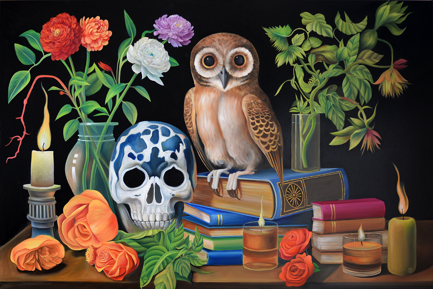 Naomi Devil - festmények Szegeden 4